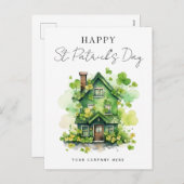 Classy Valentijnsdag onroerend goed promotioneel Feestdagenkaart (Voorkant / Achterkant)