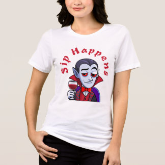 Classy Vampire: een slok gebeurt Tri-Blend Shirt