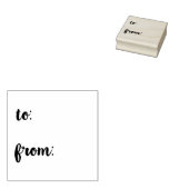 Classy van en naar 	rubberstempel (Gestempeld)