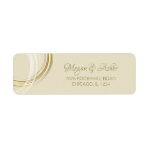 Classy Vanilla met Gold Ring Etiket