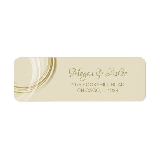 Classy Vanilla met Gold Ring Etiket (Voorkant)