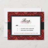 Classy Velvet Reply Cards RSVP Kaartje (Voorkant)
