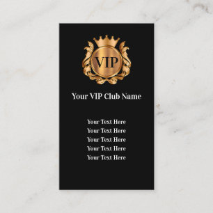 Classy VIP Club Lidmaatschap Visitekaartjes