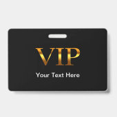 Classy VIP Visitor Badge (Voorkant)
