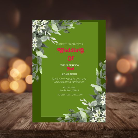 CLASSY WATERVERF BLOEMENBRUILOFT KAART