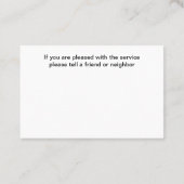 Classy Wealth Management Financial Services Visitekaartje (Achterkant)