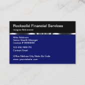 Classy Wealth Management Financial Services Visitekaartje (Voorkant)