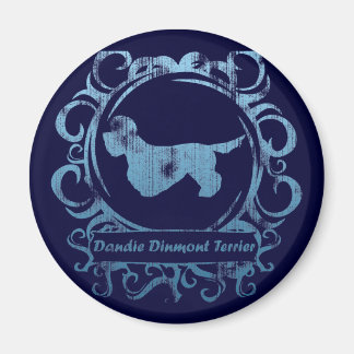 Classy Weathered Dandie Dinmont Terrier Magneet