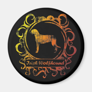 Classy Weathered Irish Wolfhound Magneet
