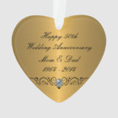 Classy Wedding Jubileum Ornament (achterkant)