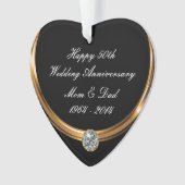 Classy Wedding Jubileum Ornament (voorkant)
