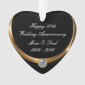 Classy Wedding Jubileum Ornament (achterkant)