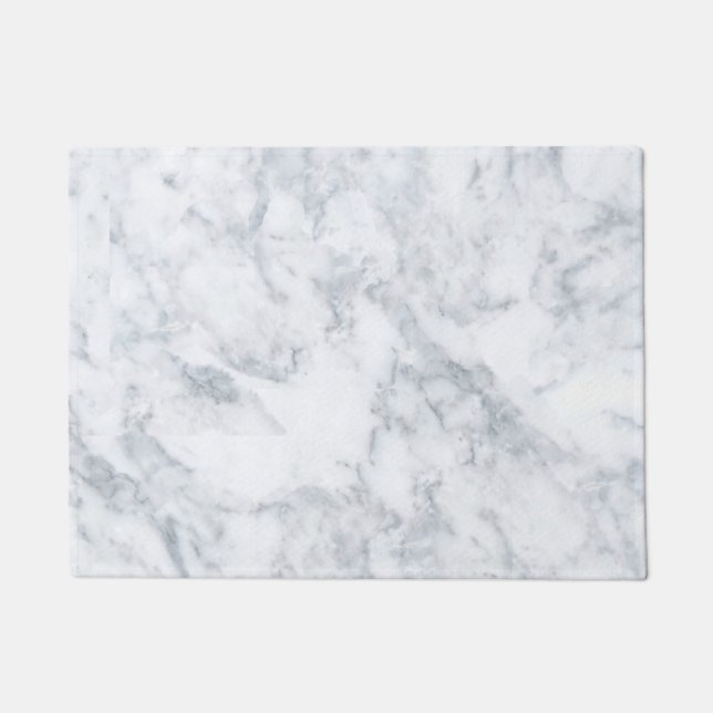 Classy White Marble Kijk Deurmat (Voorkant)