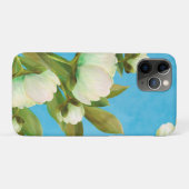 Classy White Peonies Floral Bouquet Case-Mate iPhone Case (Achterkant (horizontaal))