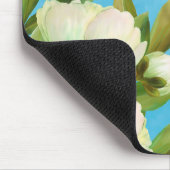 Classy White Peonies Floral Bouquet Muismat (Hoek)