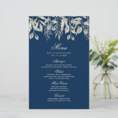 Classy Winter Wedding Menu Mariage (Debout devant)
