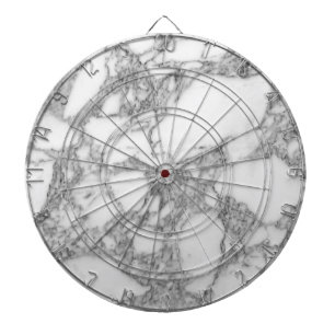 Classy wit marmeren steen aangepaste dartboard dartbord