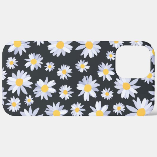 Classy Witte Daisy Bloemen Botanisch Case-Mate iPhone Case (Achterkant (horizontaal))