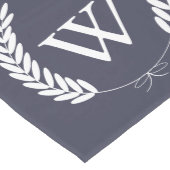 Classy witte tarwe laurels - gepersonaliseerd medium tafelloper (Hoek)