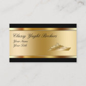 Classy Yacht Broker Visitekaartjes (Voorkant)