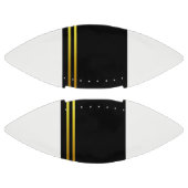 Classy zwart & goud op wit 2-paneelontwerp american football (Panelen)