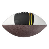 Classy zwart & goud op wit 2-paneelontwerp american football (Gedraaid 90)