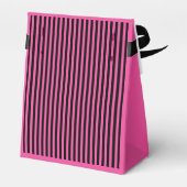 Classy Zwart, Roze & Witte Favorietendoos Bedankdoosjes (Achterkant)