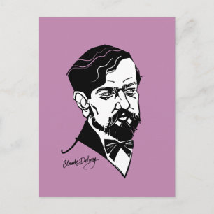 Claude Debussy Briefkaart
