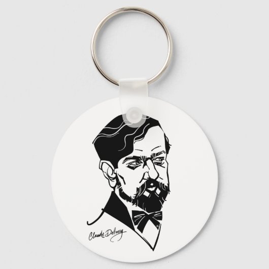 Claude Debussy Sleutelhanger (Voorkant)