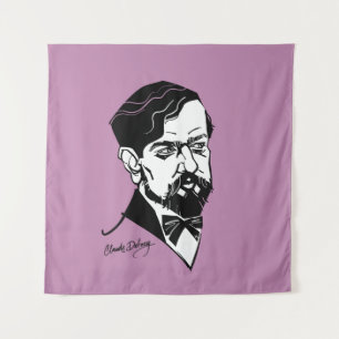 Claude Debussy Wandkleed