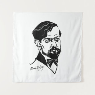 Claude Debussy Wandkleed