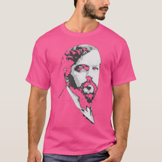Claude Debussy Zwart-Wit T-shirt