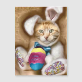 Claude Easter Bunny Holiday Postcard