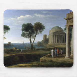 Claude Lorrain Landscape met Aeneas in Delos Muismat