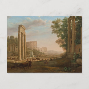 Claude Lorrain - Ruins of the Roman forum Briefkaart