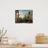 Claude Lorrain Seaport met de Embarkation Poster (Keuken)