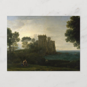 Claude Lorrain The Enchanted Castle Landscape Briefkaart