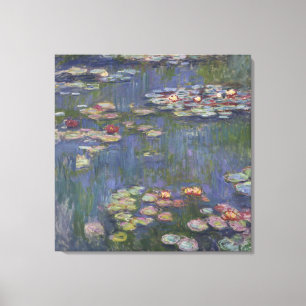 Claude Monet 1916  water Lilies Canvas Afdruk