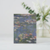 Claude Monet 1916 waterlilies Briefkaart (Staand voorkant)