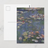 Claude Monet 1916 waterlilies Briefkaart (Voorkant / Achterkant)