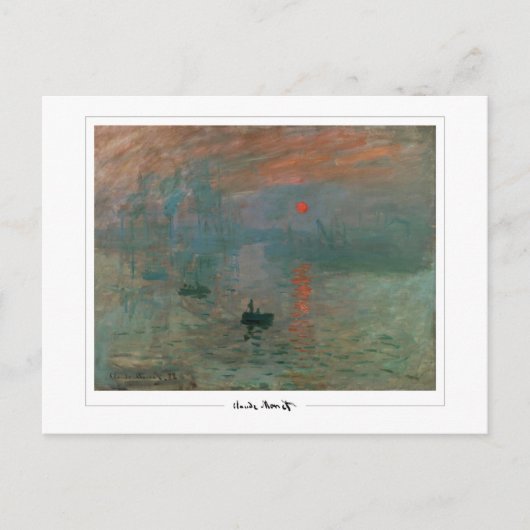Claude Monet #668 - Fine Art Briefkaart (Voorkant)
