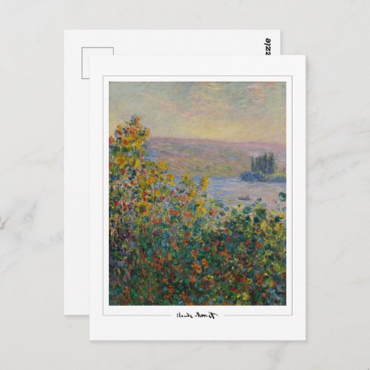 Claude Monet #8-2 - Fine Art Briefkaart (Voorkant / Achterkant)