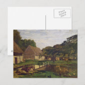 Claude Monet | A Farmyard in Normandy Briefkaart (Voorkant / Achterkant)