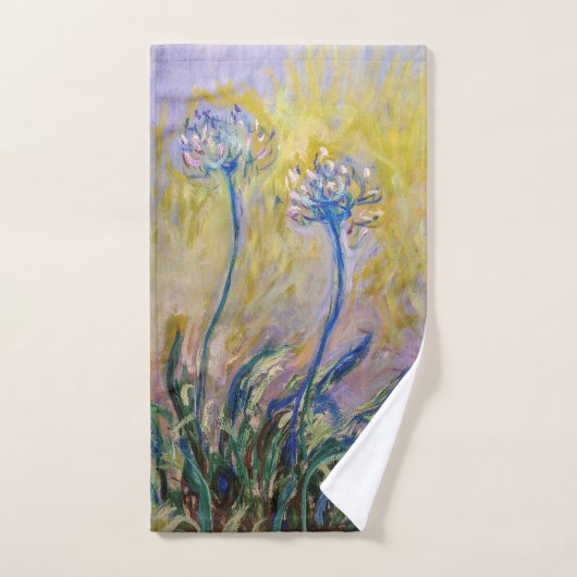 Claude Monet - Agapanthus Bad Handdoek (Handdoek)