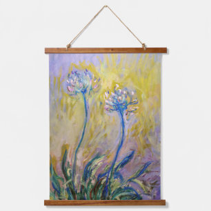 Claude Monet - Agapanthus Hangend Wandkleed