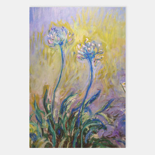 Claude Monet - Agapanthus Inpakpapier Vel