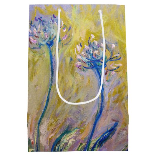 Claude Monet - Agapanthus Medium Cadeauzakje (Achterkant)