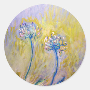 Claude Monet - Agapanthus Ronde Sticker