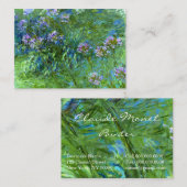 Claude Monet: Agapanthus Visitekaartje (Voorkant / Achterkant)