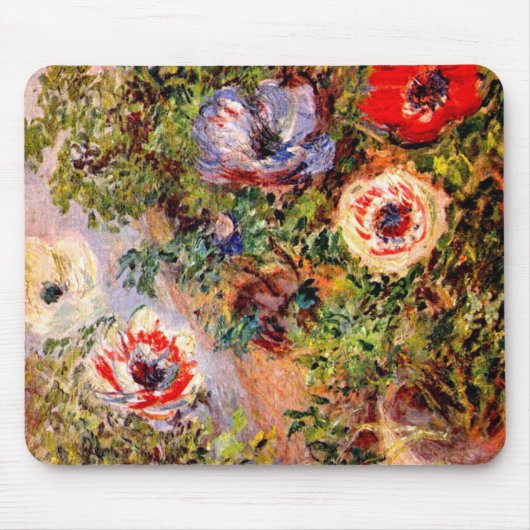 Claude Monet Anemonen Muismat (Voorkant)